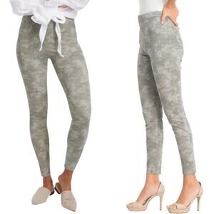 Spanx Green Camouflage Jeanish Leggings Sz.S